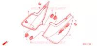 COUVERCLES LATERAUX pour Honda CB 400 SUPER FOUR YB de 2009