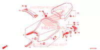 SELLE pour Honda CB 500 F ABS de 2016