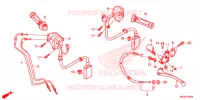 LEVIER DE GUIDON   CABLE   COMMODO pour Honda CB 500 F WHITE de 2013