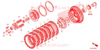 EMBRAYAGE pour Honda CB 500 F de 2015
