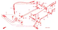 PEDALE pour Honda VT 1100 SHADOW SPIRIT de 2002