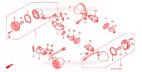 CLIGNOTANT pour Honda VT 1100 SHADOW SPIRIT de 1999