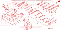 OUTIL (GL1500A,SE) pour Honda GL 1500 GOLD WING ASPENCADE de 1996