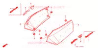 COUVERCLES LATERAUX pour Honda GL 1500 GOLD WING ASPENCADE de 1997