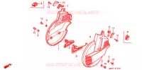 CACHES DISQUES pour Honda GL 1500 GOLD WING de 1990