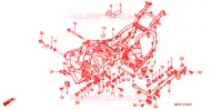 CADRE pour Honda GL 1500 GOLD WING de 1990
