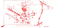 MAITRE CYLINDRE DE FREIN AVANT pour Honda GL 1500 GOLD WING de 1990