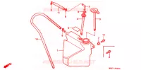 VASE D'EXPANSION pour Honda GL 1500 GOLD WING de 1990