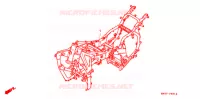 CADRE (GL1500SEM/AM/IM) pour Honda GL 1500 GOLD WING ASPENCADE de 1991