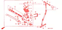 MAITRE CYLINDRE DE FREIN AVANT pour Honda GL 1500 GOLD WING ASPENCADE de 1991