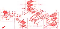 REPOSE PIED (GL1500J/K/L/AM) pour Honda GL 1500 GOLD WING ASPENCADE de 1991