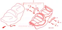 SELLE pour Honda GL 1500 GOLD WING ASPENCADE de 1991