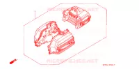 VALISES   TOP CASE (ENS.) (GL1500SEM/AM/IM) pour Honda GL 1500 GOLD WING ASPENCADE de 1991