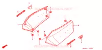 COUVERCLES LATERAUX pour Honda GL 1500 GOLD WING ASPENCADE de 2000