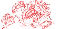 SACOCHE pour Honda GL 1500 GOLD WING ASPENCADE de 2000
