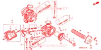 CARBURATEUR (PIECES CONSTITUTIVES) pour Honda GL 1500 GOLD WING ASPENCADE de 1999