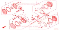 CLIGNOTANT pour Honda CB 1300 SUPER FOUR ABS EP SE BLACK de 2016