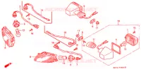 CLIGNOTANT pour Honda CBR 1100 SUPER BLACKBIRD de 1998