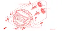 PHARE pour Honda CBR 1100 SUPER BLACKBIRD de 1998