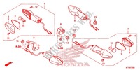 CLIGNOTANT pour Honda CBR 125 BLACK de 2014