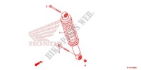 AMORTISSEUR ARRIERE pour Honda CBR 125 REPSOL de 2012
