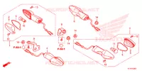 CLIGNOTANT (CBR125RW'11/R'12/RS'12/RT'12) pour Honda CBR 125 REPSOL de 2012