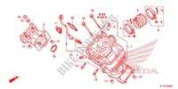 CULASSE pour Honda CBR 125 REPSOL de 2012