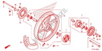 ROUE ARRIERE pour Honda CBR 125 REPSOL de 2012