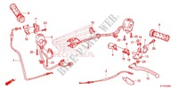 LEVIER DE GUIDON   CABLE   COMMODO (CBR125RW'11/R'12/RS'12/RT'12) pour Honda CBR 125 WHITE de 2012