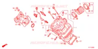 CULASSE pour Honda CBR 125 WHITE de 2015