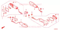 CLIGNOTANT pour Honda CBR 250 R ABS de 2012