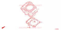 CYLINDRE pour Honda CBR 250 R ABS de 2012