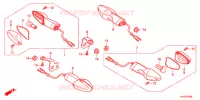 CLIGNOTANT pour Honda CBR 250 R ABS AZUL de 2012
