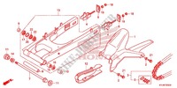 BRAS OSCILLANT pour Honda CBR 250 R ABS TRICOLOR de 2012