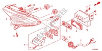 FEU ARRIERE pour Honda CBR 250 R ABS TRICOLOR de 2012