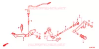 PEDALE pour Honda CBR 250 R ABS TRICOLOR de 2013