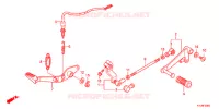 PEDALE pour Honda CBR 250 R ABS REPSOL de 2014