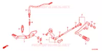 PEDALE pour Honda CBR 250 R ABS de 2013