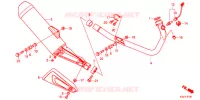 SILENCIEUX D'ECHAPPEMENT pour Honda CBR 250 R ABS de 2017