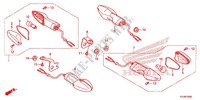 CLIGNOTANT pour Honda CBR 250 R RED de 2011