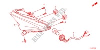 FEU ARRIERE pour Honda CBR 250 R PRETO de 2012