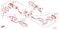 CLIGNOTANT pour Honda CBR 250 R de 2012