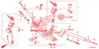 GUIDON   TE DE FOURCHE pour Honda CBR 250 R TRICOLOR de 2012