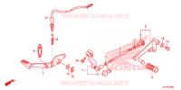 PEDALE pour Honda CBR 250 R de 2012