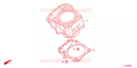 CYLINDRE pour Honda CBR 250 R REPSOL de 2013