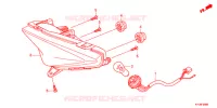 FEU ARRIERE pour Honda CBR 250 R REPSOL de 2013