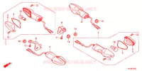 CLIGNOTANT pour Honda CBR 250 R BLUE de 2013
