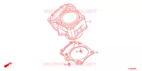 CYLINDRE pour Honda CBR 250 R BLUE de 2013
