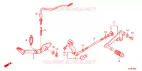 PEDALE pour Honda CBR 250 R de 2013