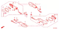 CLIGNOTANT pour Honda CBR 250 R RED de 2017